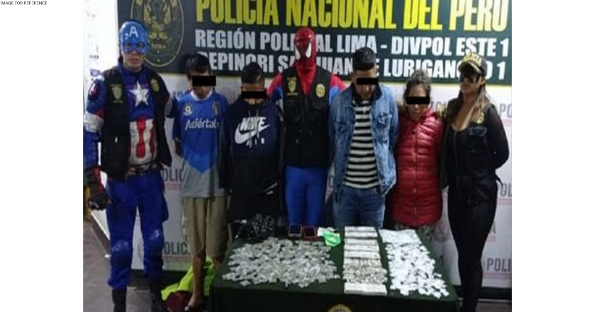 Cops in Peru dressed as Marvel superheroes for drug bust